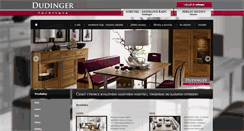 Desktop Screenshot of dudinger.cz